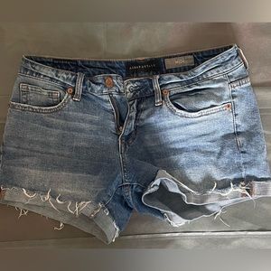 Aeropostale- denim blue shorts